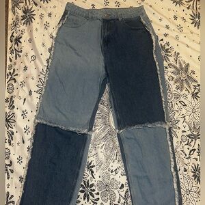 Shein Patchwork Jeans